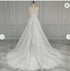 Elegant Off The Shoulder Sweetheart Lace Applique A Line Wedding Dresses